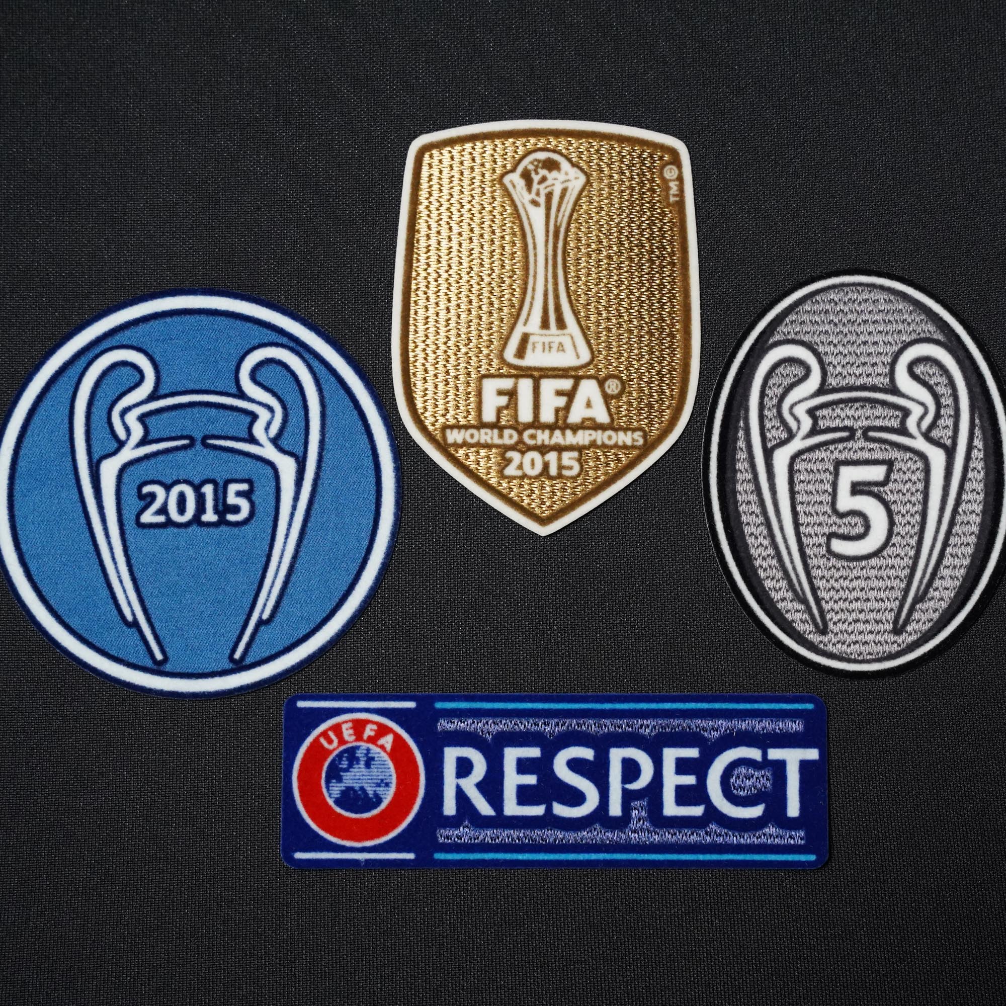 2015 - 16 FC Barcelona Full UCL Patches Set (Repro)