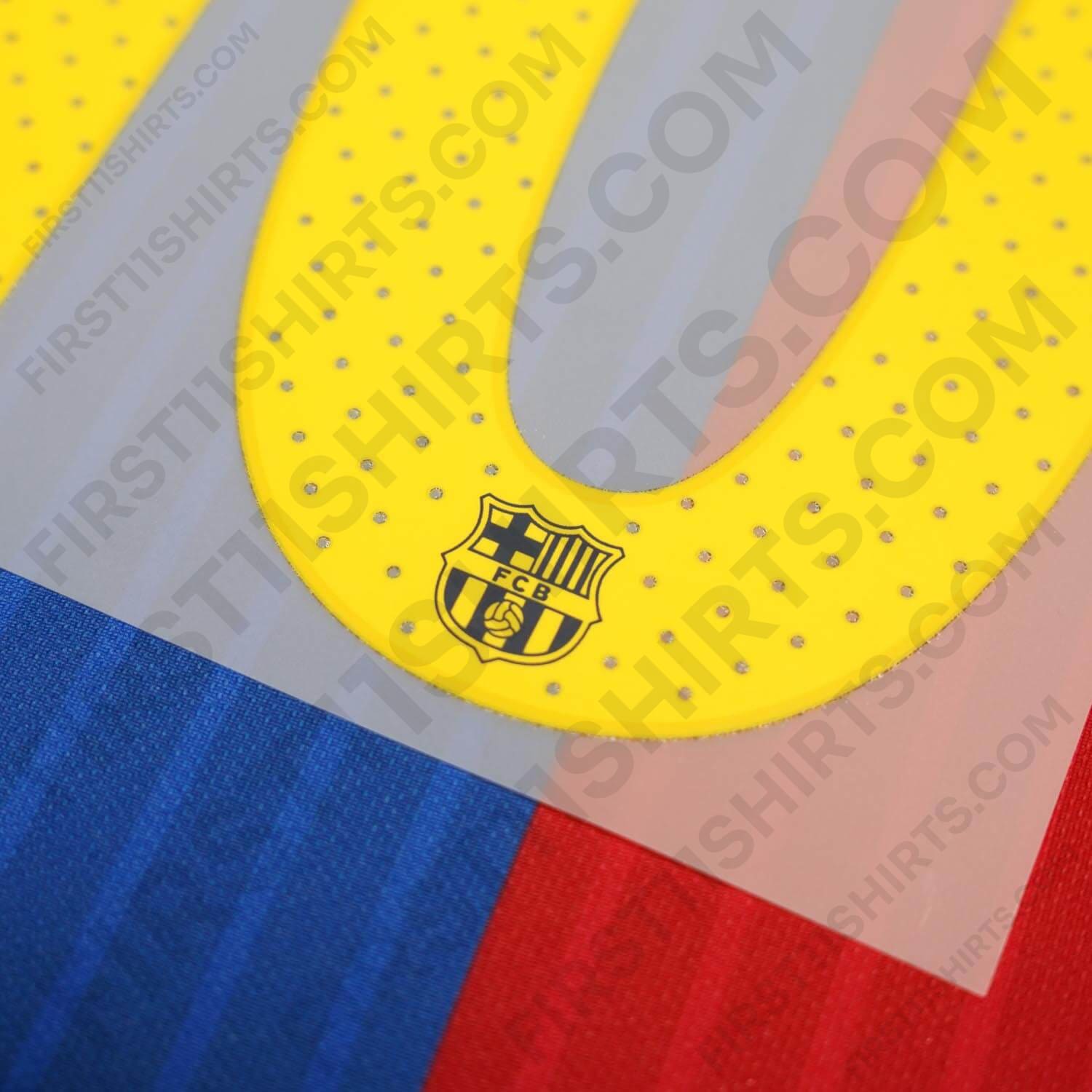 2015 - 2017 FC Barcelona Home Name Set Messi 10 (Repro)