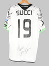 2015/16 AC Cesena Succi #19 Thuisshirt Match Worn/Issued Gesigneerd (XL) Lotto