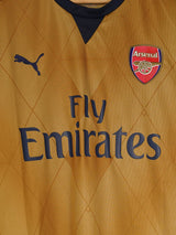 Arsenal Away Shirt 2015/16 Alexis 17 Signed (L)
