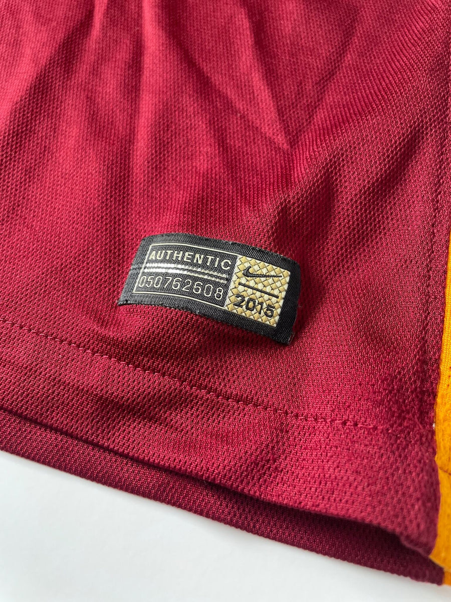 2015/16 AS Roma Totti #10 Home Shirt Player Issue (XL)