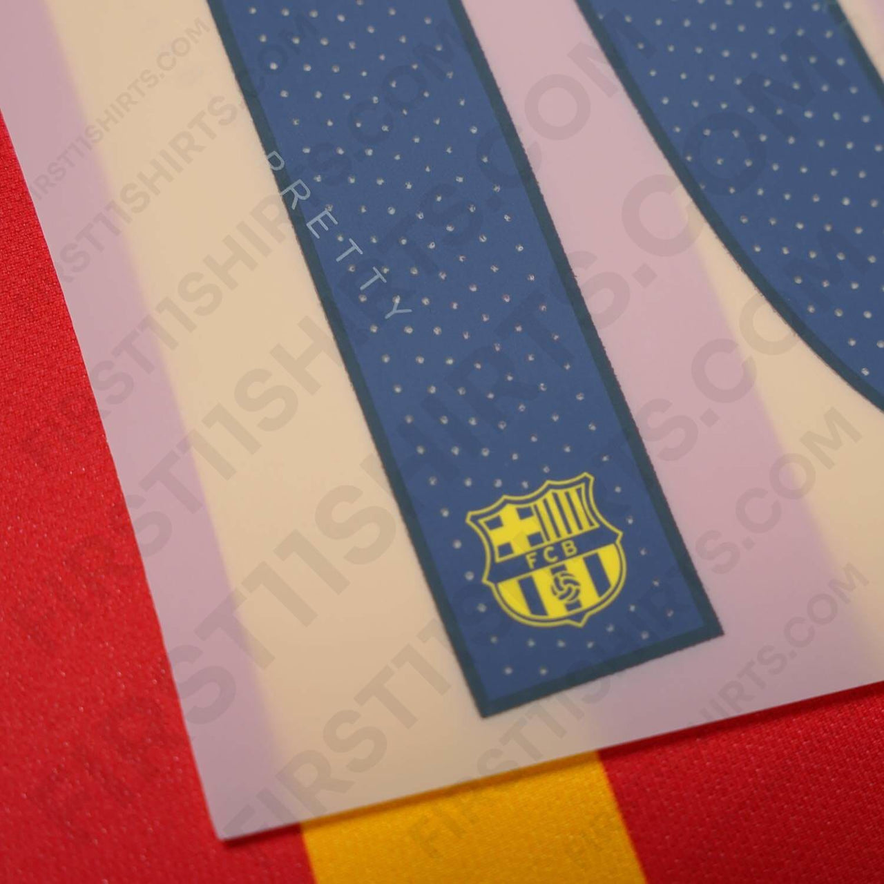 2015/16 FC Barcelona Away Name Set Messi 10 (Repro)