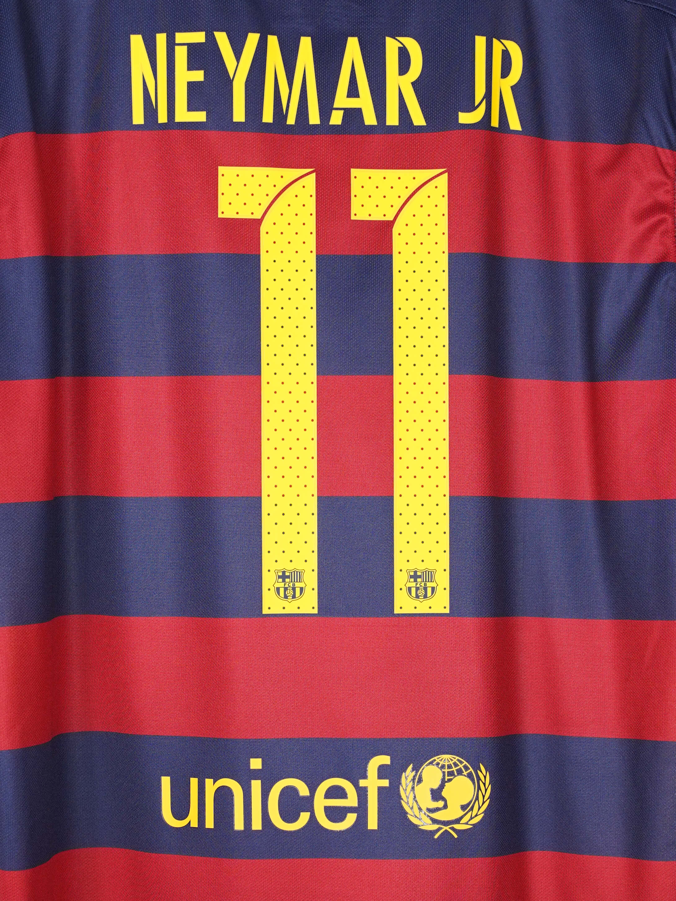 2015/16 FC Barcelona Neymar Jr #11 Home Shirt (XL) | First11