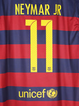2015/16 FC Barcelona Neymar Jr #11 Home Shirt (XL)