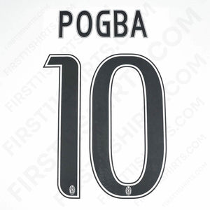 2015/16 Juventus Home/Away Name Set Pogba 10 (Repro)