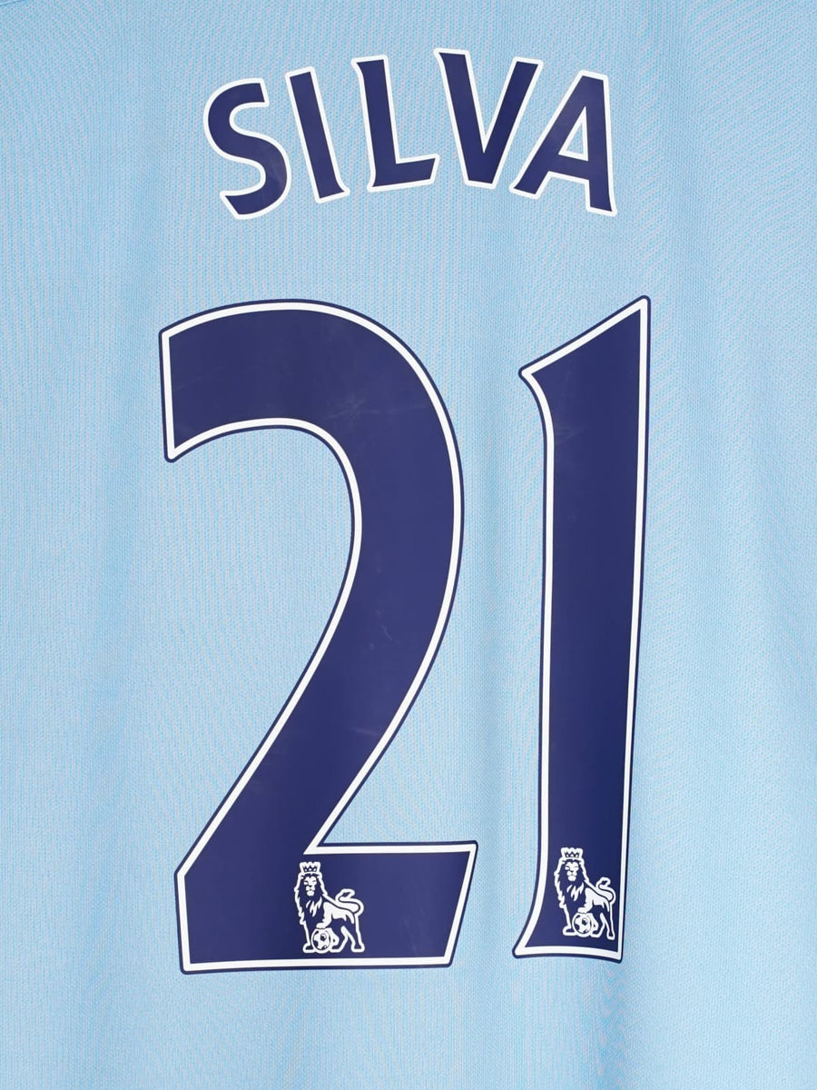 Manchester City Home Shirt 2015/16 Silva 21 (XL)
