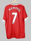 2015/16 Manchester United Memphis #7 Home Shirt (XL) Adidas