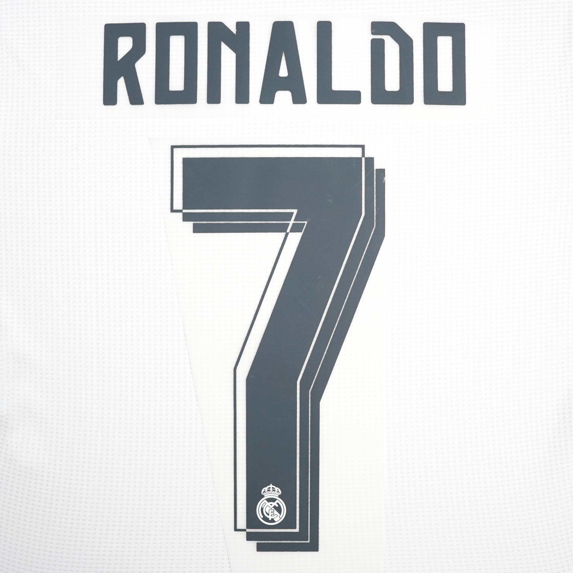2015/16 Real Madrid Home Name Set Ronaldo #7 (Repro)