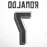 2015/16 Real Madrid Home Name Set Ronaldo #7 (Repro)
