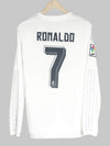2015/16 Real Madrid Ronaldo #7 Home Shirt L/S (M) Adidas
