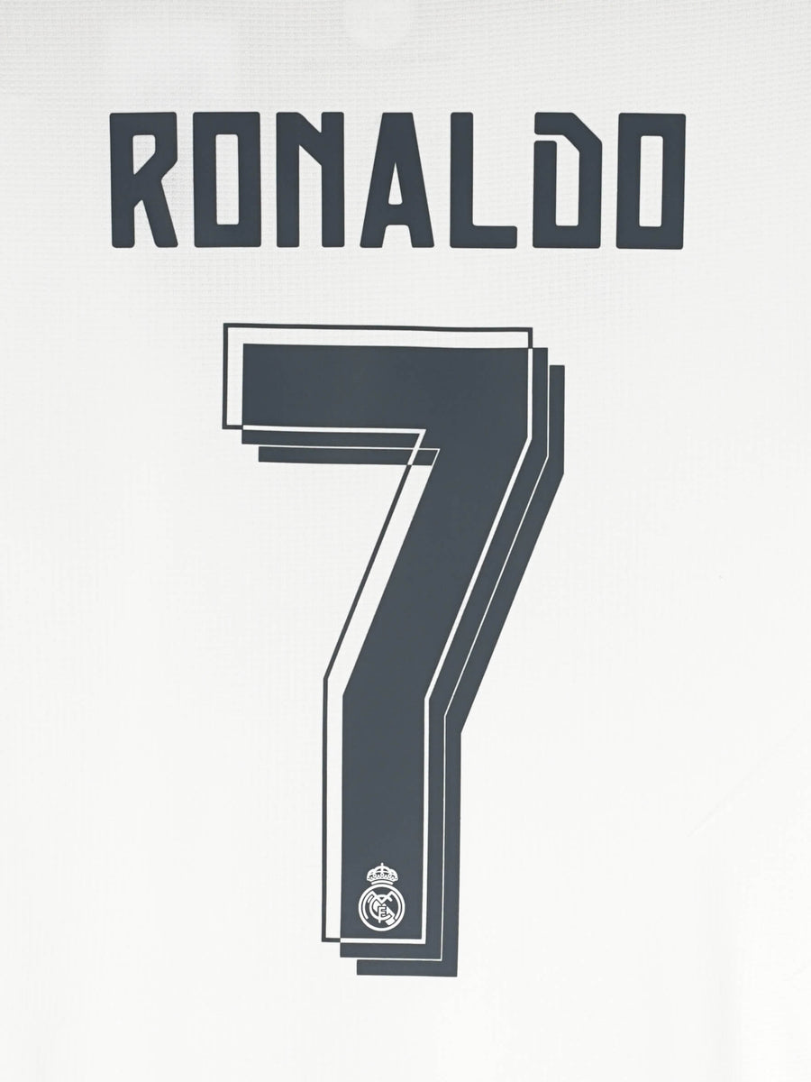 2015/16 Real Madrid Ronaldo #7 Home Shirt L/S (M)