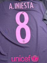 2016/17 Barcelona A.Iniesta #8 Away Shirt (M)