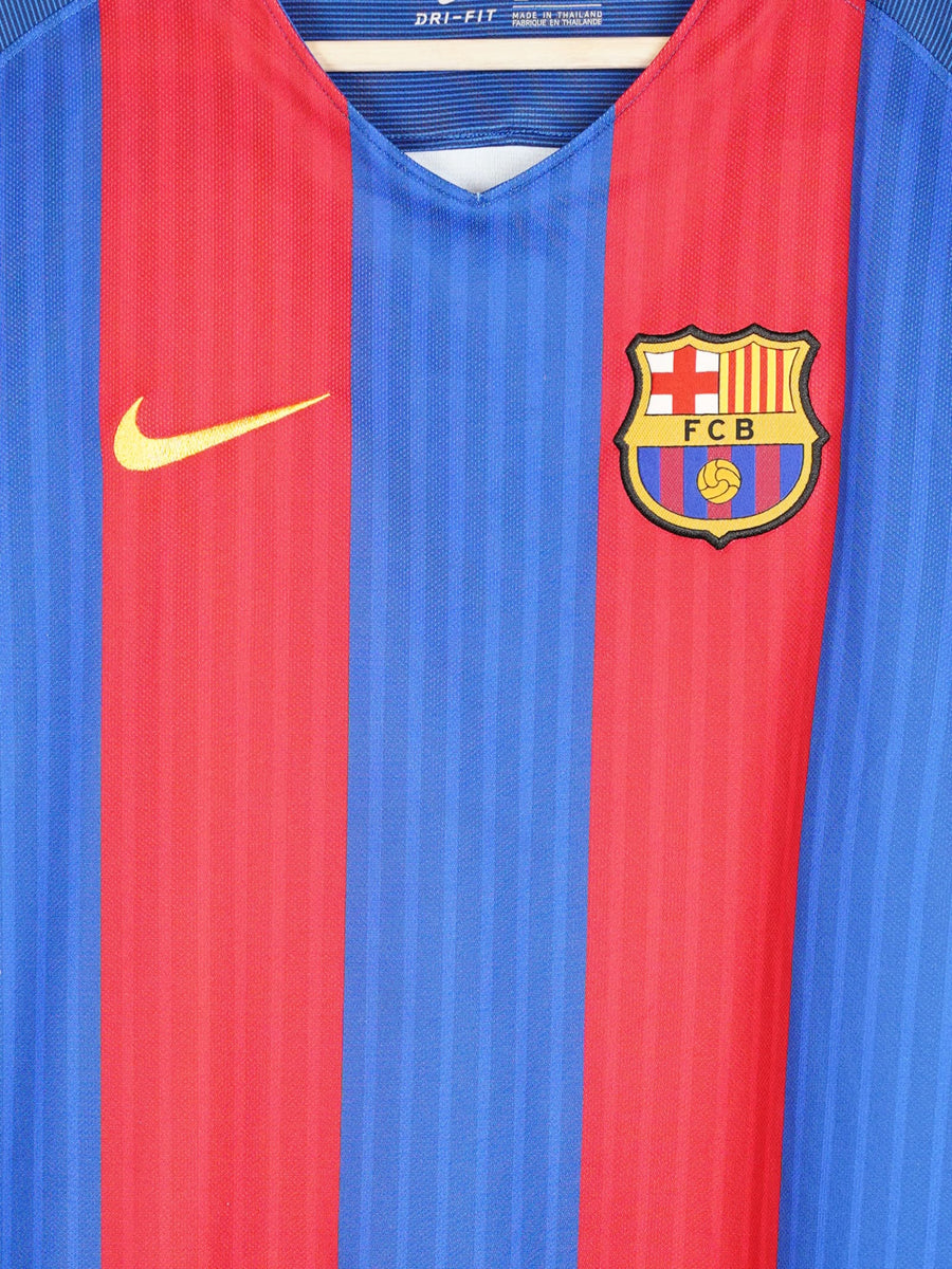 2016/17 Barcelona Messi #10 Home Shirt (XXL)