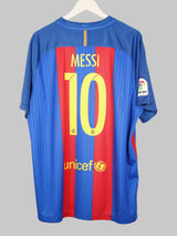 2016/17 Barcelona Messi #10 Home Shirt (XXL)