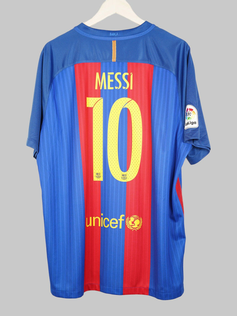 2016/17 Barcelona Messi #10 Home Shirt (XXL)