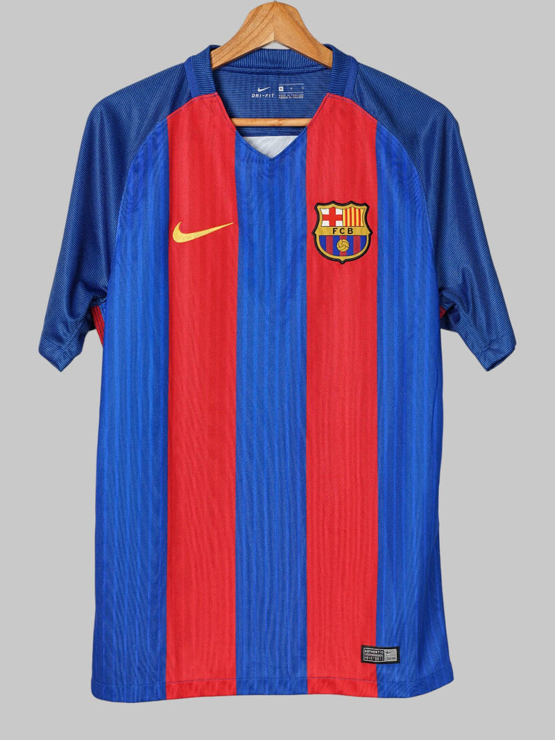 2016/17 Barcelona Neymar Jr #11 Home Shirt Player Issue (M)
