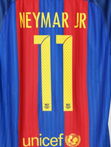 2016/17 Barcelona Neymar Jr #11 Home Shirt Player Issue (M)