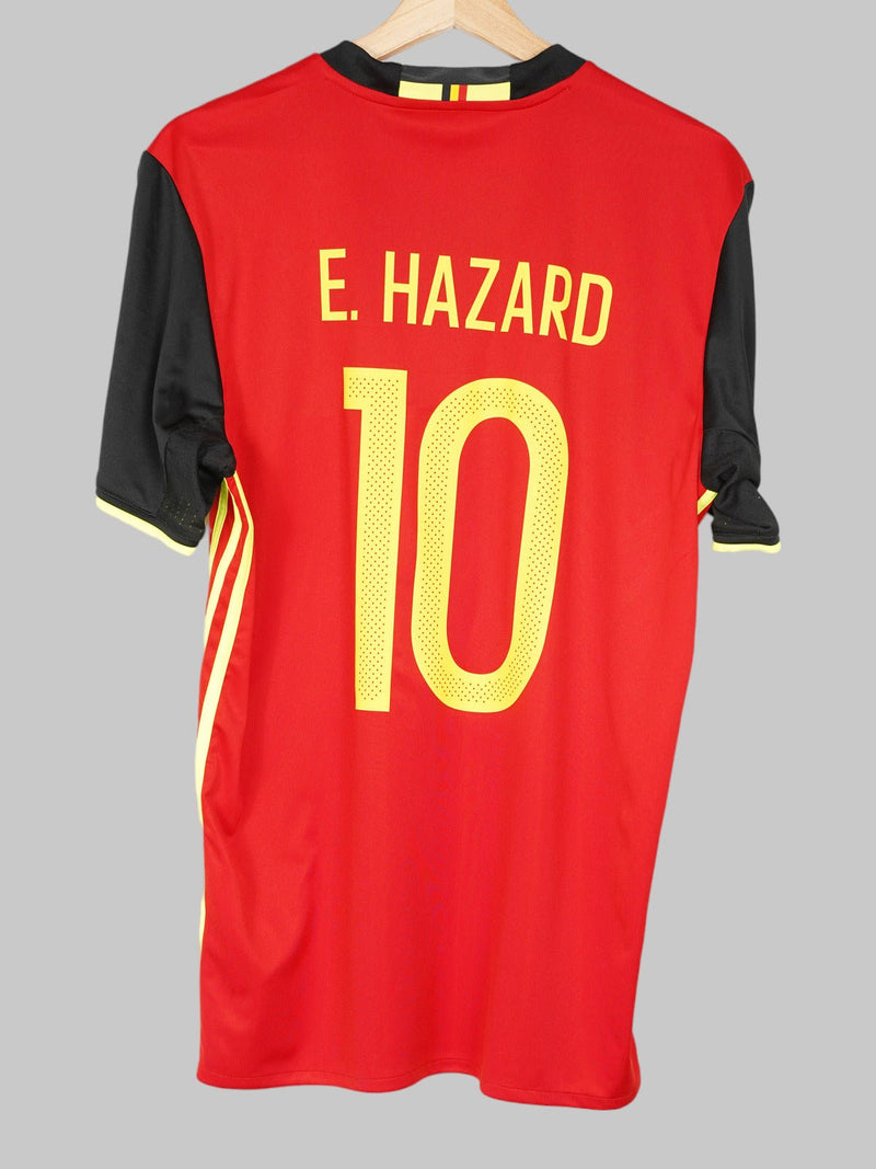 2016/17 Belgium E.Hazard #10 Home Shirt (M)