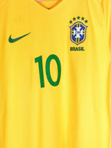 2016/17 Brazil Neymar Jr #10 Home Shirt (L)