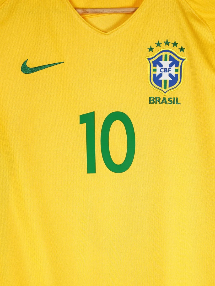 Brazil Home Shirt 2016/17 Neymar Jr 10 (L)