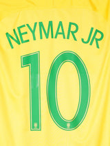 2016/17 Brazil Neymar Jr #10 Home Shirt (M)