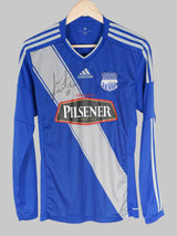 2016/17 Emelec Home Shirt L/S Signed (S)