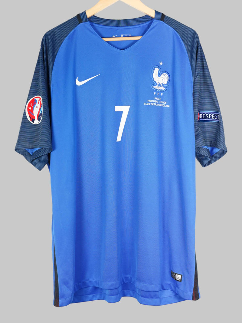 2016/17 France Griezmann #7 Home Shirt (XXL)