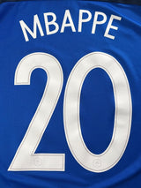 2016/17 France Mbappe #20 Home Shirt (L)