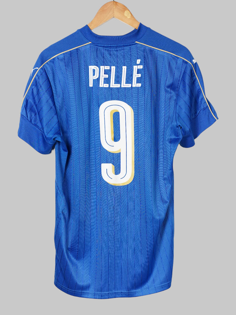 2016/17 Italy Pellé #9 Home Shirt (L)