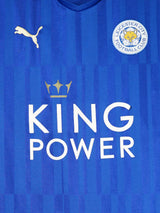 2016/17 Leicester City Vardy #9 Home Shirt (M)