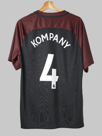2016/17 Manchester City Kompany #4 Away Shirt (L)