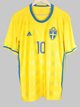 2016/17 Sweden Ibrahimovic #10 Home Shirt (L)