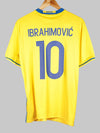 2016/17 Sweden Ibrahimovic #10 Home Shirt (M) Adidas