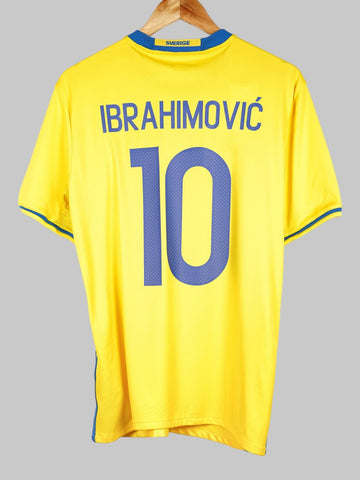 2016/17 Sweden Ibrahimovic #10 Home Shirt (M)