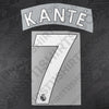 2017-2021 Chelsea Home/Away Name Set Kante #7 (Repro)