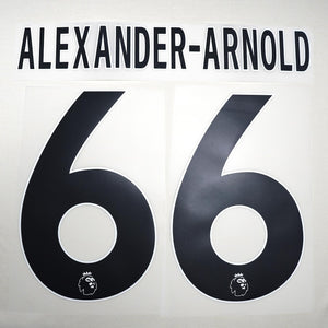 2017 - 2022 Liverpool Away Name Set Trent Alexander - Arnold (Repro)