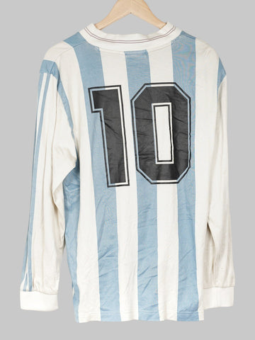 1993/94 Argentina #10 Home Shirt L/S (L)