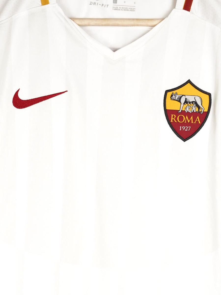 2016/17 AS Roma Florenzi #24 Signed Away Shirt (L)