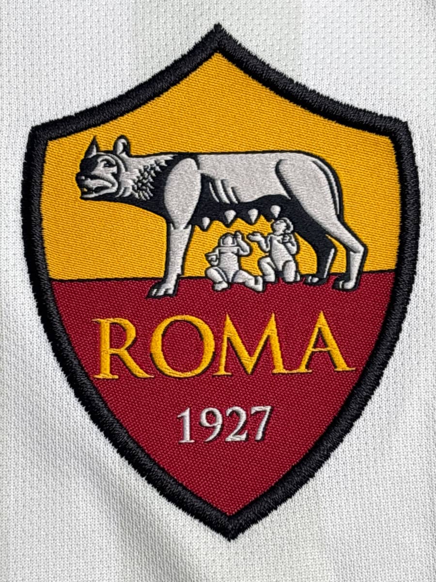 2016/17 AS Roma Florenzi #24 Signed Away Shirt (L)