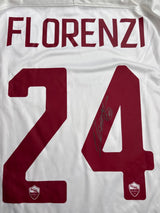 2016/17 AS Roma Florenzi #24 Signed Away Shirt (L)
