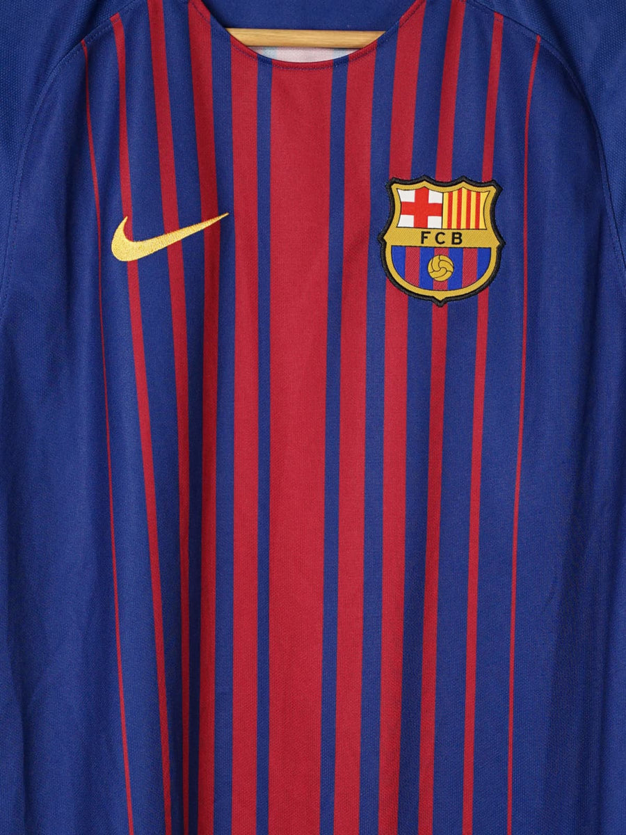2017/18 Barcelona A.Iniesta #8 Infinity Home Shirt (M)