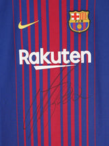 2017/18 Barcelona Arda #7 Home Shirt Signed (XL Kids)