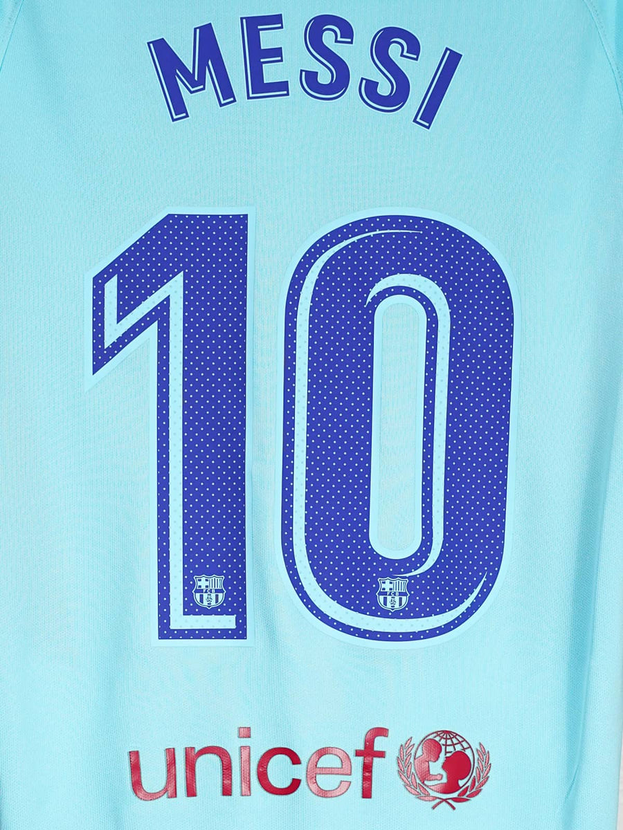 FC Barcelona Away Shirt 2017/18 Messi 10 (S)