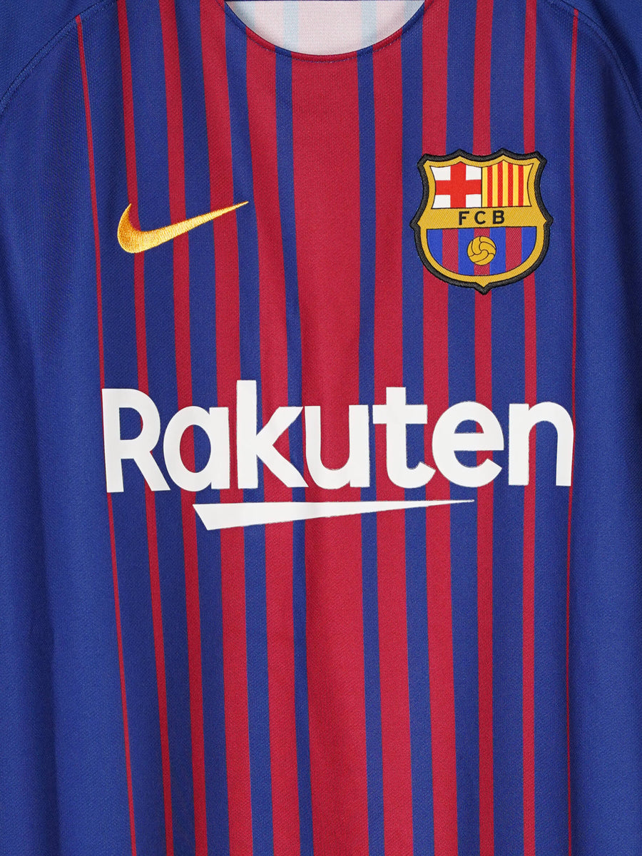 2017/18 Barcelona Messi #10 Home Shirt (L)