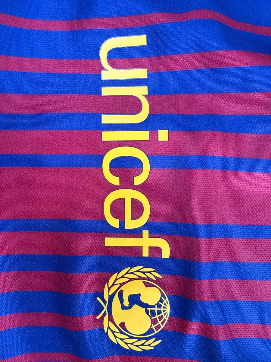 2017/18 Barcelona Messi #10 Home Shirt (L)
