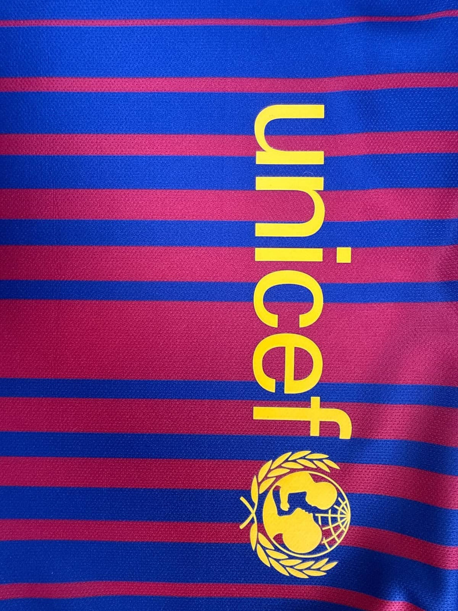2017/18 Barcelona Messi #10 Home Shirt (L)