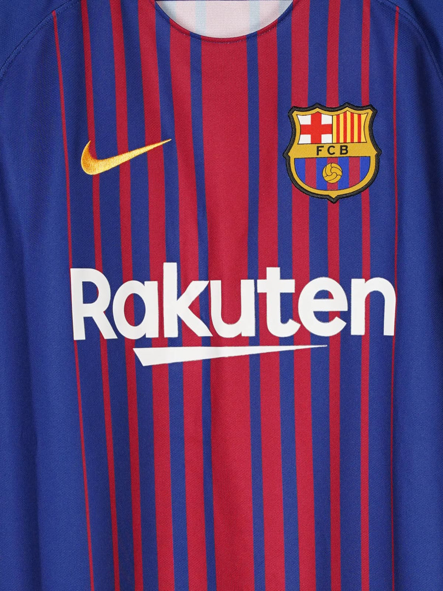 2017/18 Barcelona Messi #10 Home Shirt (L)