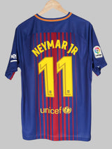 2017/18 Barcelona Neymar Jr #11 Home Shirt (L)