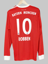 2017/18 Bayern Munich Robben #10 Home Shirt L/S (L)