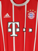 Bayern Munich L/S Home Shirt 2017/18 Vidal 23 (L)